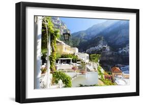 Relaxing Positano Morning, Italy-George Oze-Framed Photographic Print