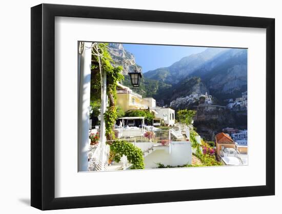 Relaxing Positano Morning, Italy-George Oze-Framed Premium Photographic Print