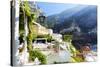 Relaxing Positano Morning, Italy-George Oze-Stretched Canvas