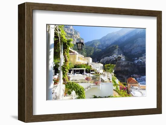 Relaxing Positano Morning, Italy-George Oze-Framed Photographic Print