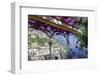 Relaxing View of Positano from a Balcony, Amalfi Coast, Italy-George Oze-Framed Photographic Print