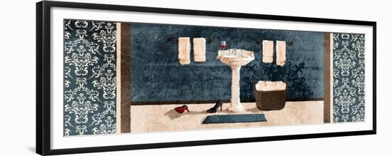 Relaxing Wash-Jace Grey-Framed Premium Giclee Print