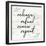 Release Refuel Renew Repeat-Anna Quach-Framed Art Print