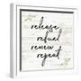 Release Refuel Renew Repeat-Anna Quach-Framed Art Print