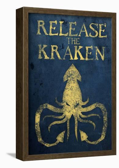 Release The Kraken-null-Framed Poster