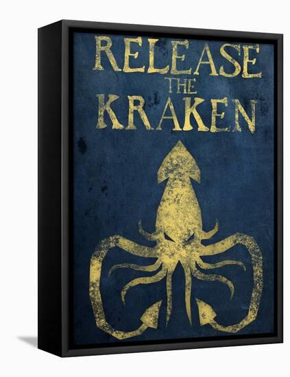 Release The Kraken-null-Framed Stretched Canvas