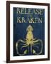 Release The Kraken-null-Framed Art Print