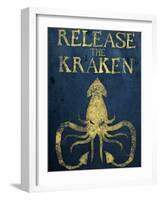 Release The Kraken-null-Framed Art Print