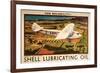 Reliability Shell Lubricating-null-Framed Art Print