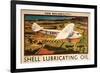 Reliability Shell Lubricating-null-Framed Art Print