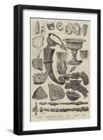 Relics Found in the Viking's Tomb at Taplow-Walter Bothams-Framed Premium Giclee Print