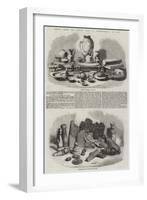 Relics from the Buried City of Brahmunabad, in Sind-null-Framed Giclee Print