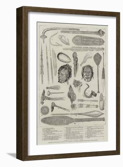 Relics of Captain Cook-null-Framed Giclee Print