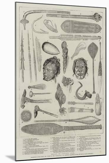 Relics of Captain Cook-null-Mounted Giclee Print