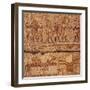 Relief Barque Procession, Karnak Temple, Luxor, Thebes, Egyp, Africa (Photo)-null-Framed Giclee Print