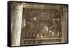 Relief Carvings-Peter-Framed Stretched Canvas
