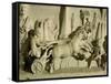 Relief Depicting a Chariot Race-null-Framed Stretched Canvas