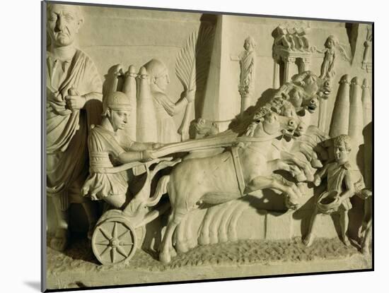 Relief Depicting a Chariot Race-null-Mounted Giclee Print