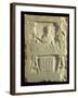 Relief Depicting a Flower and Vegetable Seller-Roman-Framed Giclee Print