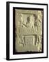 Relief Depicting a Flower and Vegetable Seller-Roman-Framed Giclee Print