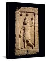 Relief Depicting a Juggler from the Stela of Settimia Spica (Stone)-Roman-Stretched Canvas