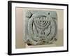 Relief Depicting a Menorah, from Umm Qeis (Ancient Gadara) Jordan (Basalt)-null-Framed Giclee Print