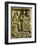 Relief Depicting a Merchant Eager to Make a Deal, from the Draper's Pillar, 3rd Century-null-Framed Giclee Print