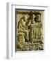 Relief Depicting a Merchant Eager to Make a Deal, from the Draper's Pillar, 3rd Century-null-Framed Giclee Print