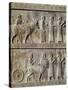 Relief Depicting a Procession in the Apadana-null-Stretched Canvas