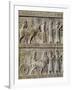 Relief Depicting a Procession in the Apadana-null-Framed Giclee Print