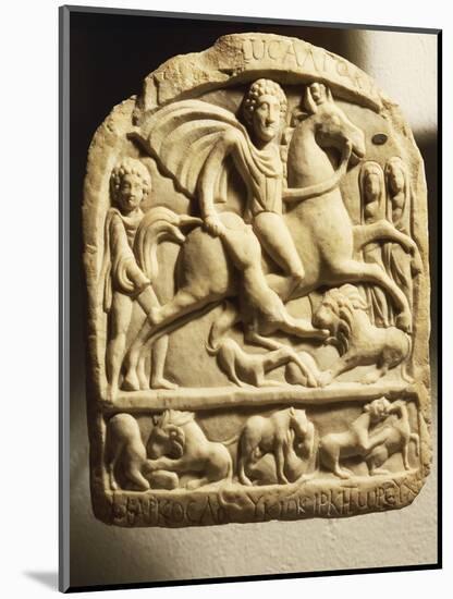 Relief Depicting a Thracian Knight, from Bulgaria-null-Mounted Giclee Print