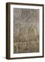 Relief Depicting a Winged Genie, from the Palace at Nimrud (Kalah) (Gypsum)-null-Framed Giclee Print