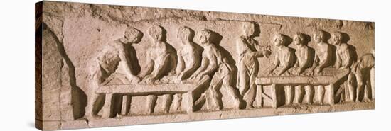 Relief Depicting Bakery, from Baker's Tomb of Virgil Eurisace at Porta Maggiore, Rome, Lazio-null-Stretched Canvas