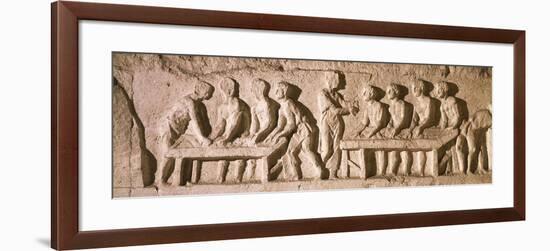 Relief Depicting Bakery, from Baker's Tomb of Virgil Eurisace at Porta Maggiore, Rome, Lazio-null-Framed Giclee Print