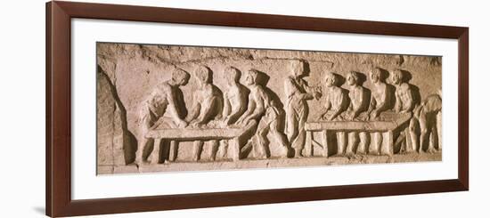 Relief Depicting Bakery, from Baker's Tomb of Virgil Eurisace at Porta Maggiore, Rome, Lazio-null-Framed Giclee Print