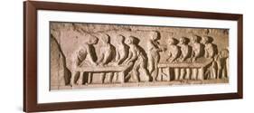Relief Depicting Bakery, from Baker's Tomb of Virgil Eurisace at Porta Maggiore, Rome, Lazio-null-Framed Giclee Print