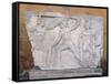 Relief Depicting Gladiators in Combat-Roman-Framed Stretched Canvas