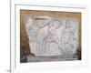 Relief Depicting Gladiators in Combat-Roman-Framed Giclee Print