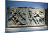 Relief Depicting Greek Soldiers Fighting Amazons-null-Mounted Photographic Print