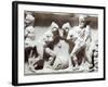 Relief Depicting Gym Scene-null-Framed Giclee Print