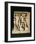 Relief Depicting Gymnasium Scene: Fighting Boxers-null-Framed Giclee Print