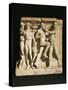 Relief Depicting Gymnasium Scene: Fighting Boxers-null-Stretched Canvas