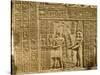 Relief Depicting Ptolemy Viii Euergetes Ii-Egyptian Ptolemaic Period-Stretched Canvas