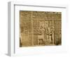 Relief Depicting Ptolemy Viii Euergetes Ii-Egyptian Ptolemaic Period-Framed Giclee Print