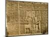 Relief Depicting Ptolemy Viii Euergetes Ii-Egyptian Ptolemaic Period-Mounted Giclee Print