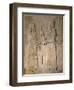 Relief Depicting Sargon II-Assyrian-Framed Giclee Print