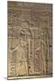 Relief Depicting the God Horus on Left and the Goddess Hathor on Right-Richard Maschmeyer-Mounted Photographic Print