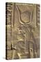 Relief Depicting the Goddess Hathor, Temple of Horus, Edfu, Egypt, North Africa, Africa-Richard Maschmeyer-Stretched Canvas