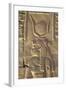 Relief Depicting the Goddess Hathor, Temple of Horus, Edfu, Egypt, North Africa, Africa-Richard Maschmeyer-Framed Photographic Print