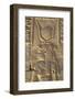 Relief Depicting the Goddess Hathor, Temple of Horus, Edfu, Egypt, North Africa, Africa-Richard Maschmeyer-Framed Photographic Print